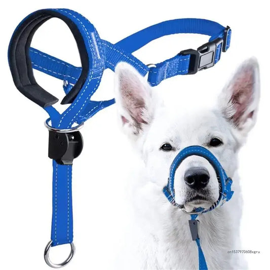 Dog Head Halter Training Collar – No-Pull Muzzle for Dogs S/M/L/XL